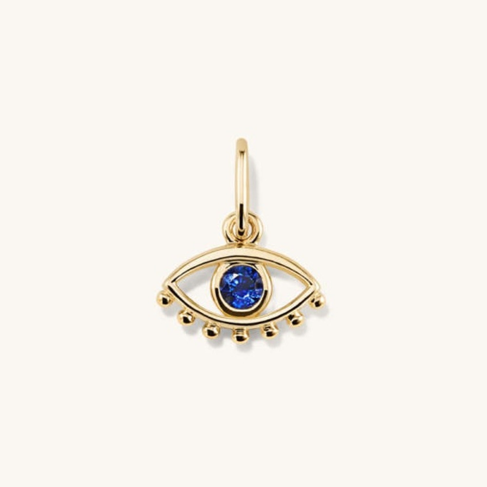 Mejuri Evil Eye Gemstone Charm